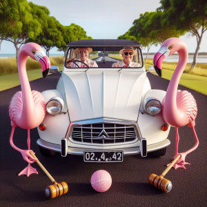 Croquet lovers on a road trip in the Wide Bay area of Queensland.