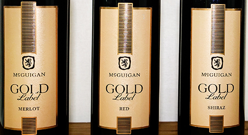 McGuigan Gold Label wine range