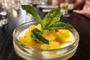 Italy Meets Mexico Fusion - Panna cotta dessert.