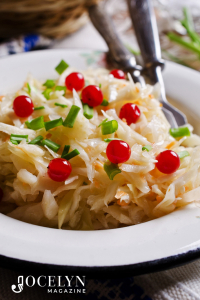 Sauerkraut in a dish