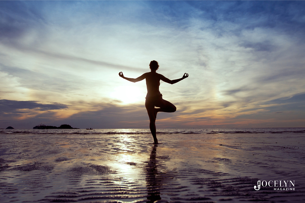 Work-life Balance Reset - yoga on the beach