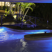 Oaks Port Douglas - night pool scene