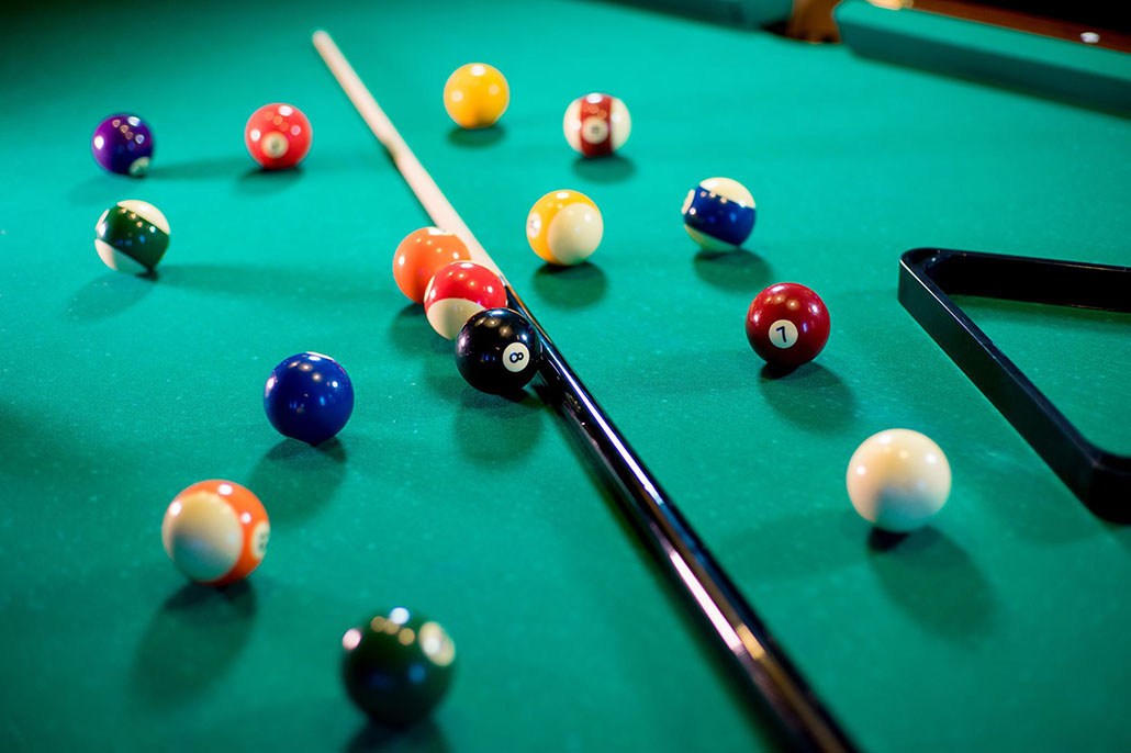 Shared billiards and recreational facilities inside an Australian lifestyle village community