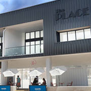 Exterior of The Place Urangan after redevelopment into a mixed-use precinct in Hervey Bay.